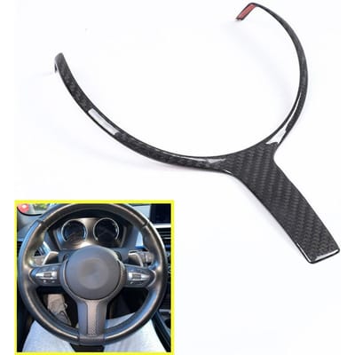 Carbon Fiber Look Stuurwiel Trim Voor BMW M-Sport F10 F06 F30 F32 F33 F15 X5