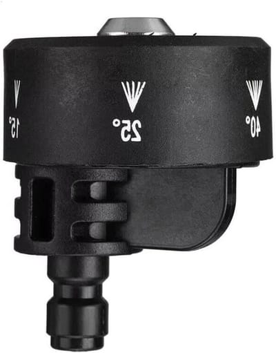 Hogedrukreiniger Mondstuk - Verstelbare Spuitkop - Auto Reiniging - 6-in-1 Instellingen - 8x6x6 cm - Zwart