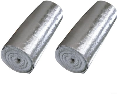 Dailygoods- Vuurvaste Deken - 2mm Dikke Keramische Vezel - Thermische Isolatie - Brandwerendheid Klasse A1 - 1m x 1m - Geschikt voor Ovens en Branddeuren - Isolatiedeken