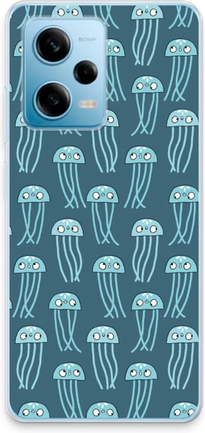 Case Company® - Hoesje geschikt voor Xiaomi Redmi Note 12 Pro 5G hoesje - Kwallie - Soft Cover Telefoonhoesje - Bescherming aan alle Kanten en Schermrand