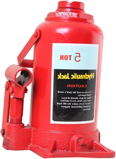 Hydraulische Krik - Auto Krik - Voertuig Onderhoud - Robuuste Stalen Constructie - 5 Ton Capaciteit - Zwart
