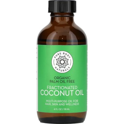 Pure Body Naturals, Gepureerde Kokosolie, 4 fl oz (118 ml)