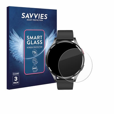3 Stuks Savvies Screenprotector - geschikt voor Lgnitek GE30-H 1.43" - beschermfolie glas transparant