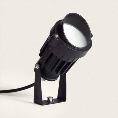 12V Palm LED Spot - warm wit - zwarte behuizing - 6 Watt