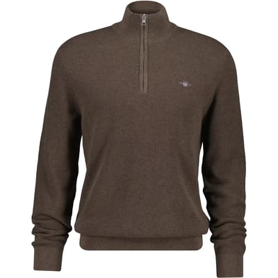 Pull half-zip in waffle knit Gant
