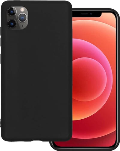 Hoesje Geschikt voor Apple iPhone 11 Pro - Sterk & Shockproof - Hoes Cover - Siliconen Case - Zwart