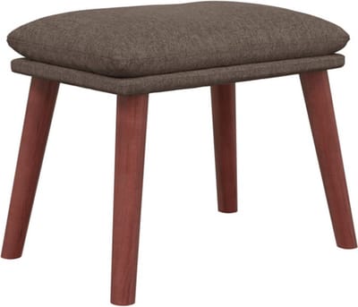 vidaXL - Voetenbank - 45x29,5x35 - cm - stof - taupe