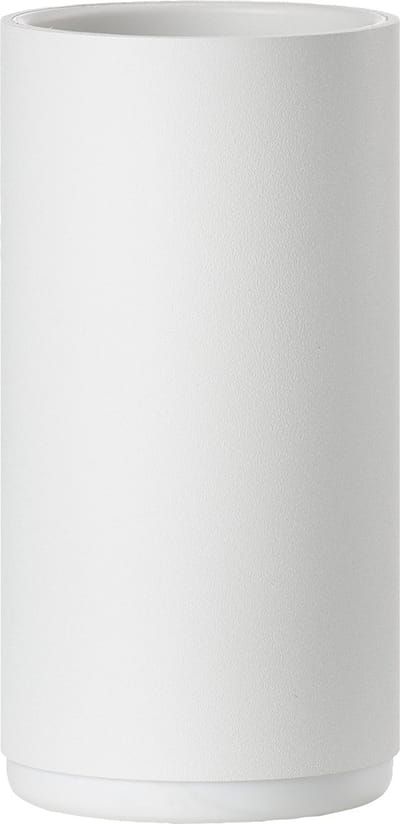 Zone Denmark Rim Tandenborstelbeker - Beker voor Tandenborstels - Tandenborstelhouder - Toilet & Badkamer Accessoires - 13,6 x 7 cm - Wit