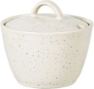 Broste Copenhagen - Suikerpotje 'Nordic Vanilla' Ø10,5 x H7 cm