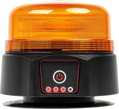 Professionele LED Flitslamp met ingebouwde accu - ECE R65 R10