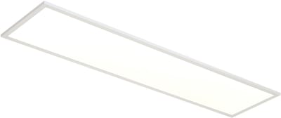 QAZQA reeves - Moderne Dimbare LED Plafondplaat lamp met Dimmer - 1 lichts - L 120 cm - Wit - Garage / Kelder,Kantoor / Werkkamer,Winkel / Showroom