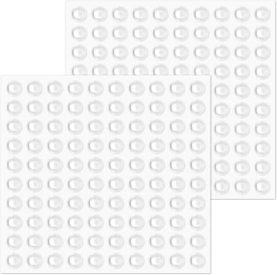 Set van 200 Transparante Siliconen Meubelvoetjes Zelfklevend 10 x 3 mm voor Kasten, Deuren, Glazen Tafels en Creatieve Projecten
