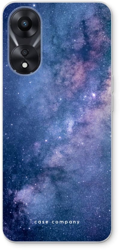 Case Company® - Hoesje geschikt voor Oppo A78 5G hoesje - Nebula - Soft Cover Telefoonhoesje - Bescherming aan alle Kanten en Schermrand