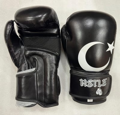 HSTLE Fightgear Kick/Bokshandschoen Turkije thema leer