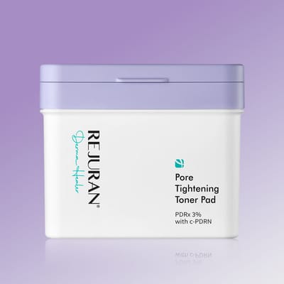 REJURAN Baume Nettoyant Resserrant les Pores 50 ml + Disques Toniques 60 feuilles + Ampoule 30 ml pour Nettoyage Profond & Affinage de la Peau Set white