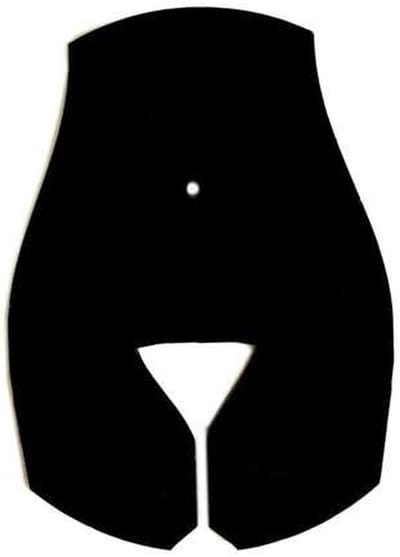 Deur Toiletbord - WC Bordje - Huis Inrichten - Kinderveilig Acryl - 32 x 27 cm - Zwart