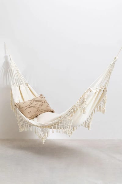 ZoeZo Design - Hangmat - ecru - voor binnen of buiten - Boho-hangmat - Ibiza hangmat