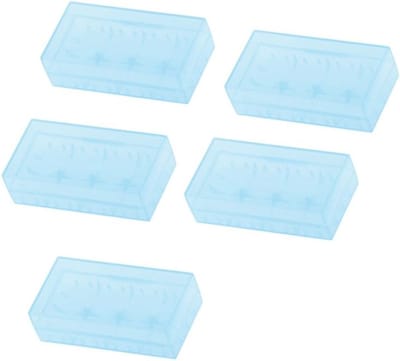 Batterij Opbergdozen - Accu Houders - Veilig Vervoer - Waterdicht Ontwerp - Compact Formaat - Blauw