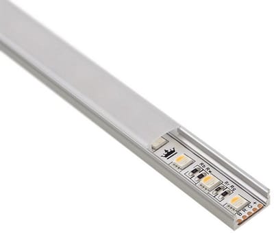 Led strip profiel opbouw - 3 meter - 8mm hoog - Led profiel opbouw - Wit