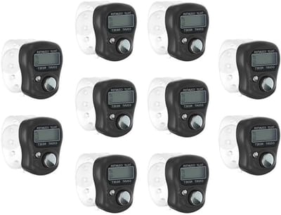 10 Stuks Elektronische Vinger Teller - Digitale Mini Hand Teller voor Sport, Golf en Inventarisatie