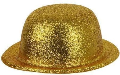 Bolhoed Plastic Glitter Goud