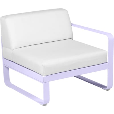 Fermob BELLEVIE Fauteuil Module rechts - D1 Marshmallow - 81 witgrijs