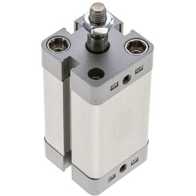 ISO 21287 Compacte Dubbelwerkende Cilinder 25-40mm - Magnetisch - Mannelijke Stang