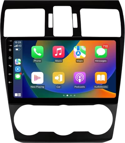 Autoradio met bluetooth - Carplay - Voor Subaru Forester Mk4, Impreza, XV, Crosstrek (2012-2015) - Geschikt voor Apple en Android - Stereo - Navigatie - Navigatiesysteem auto - 2GB 64GB