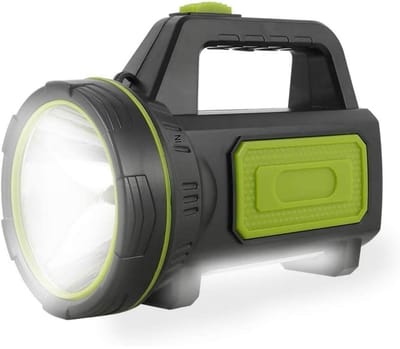 EXCITAT Zaklamp - Handheld - Zoeklicht - met zijlicht - Geschikt voor noodgevallen, jagen, wandelen, reizen, kamperen