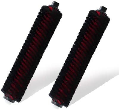 Dailygoods- Reinigingsborstel 2 Stuks - Zelfreinigende Hoofdborstel - Compatibel met Roborock S8/S7 - 500 tpm - Zachte Wasbare Borstelharen - Hoge Dichtheid - Stofzuigerborstel