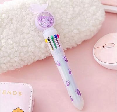 Akyol - Vlinder pen - balpen - balpen voor meisje - sinterklaas cadeau meisje -balpen met een vlinder - kleuren pen - vlinder - school - school benodigdheden - vlinder feest - verjaardag