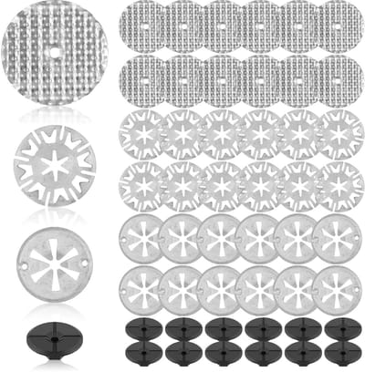 48-delige Hitteschild Reparatieset voor Auto – Klemringen, Borgschijven en Kunststof Moeren – Geschikt voor Motor Hitteschild Afdichtingen – Compatibel met N90796501 en N90335004