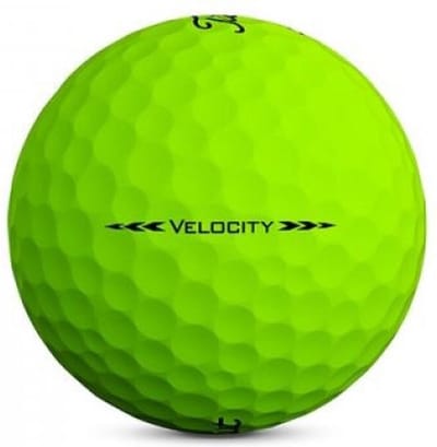 Golfballen Titleist Velocity Mat Groen 2023