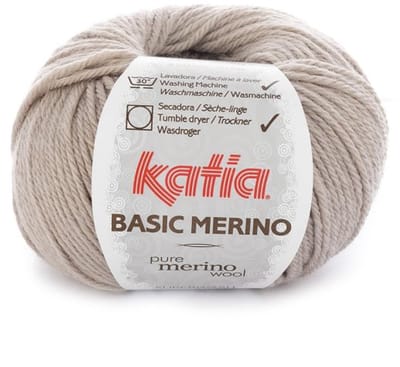 Katia Basic Merino - 09 beige - Wol/Acryl Garen
