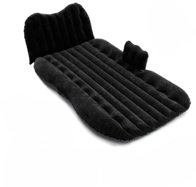 Auto Achterbank Cover Auto bed Reisbed Vochtbestendige Opblaasbare Matras Luchtbed voor Auto-interieur 135cmx88cmx36cm - Zwart