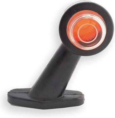 breedtelamp schuin 45 graden 130mm - breedtelicht - zijlicht - zijlamp - contourlamp