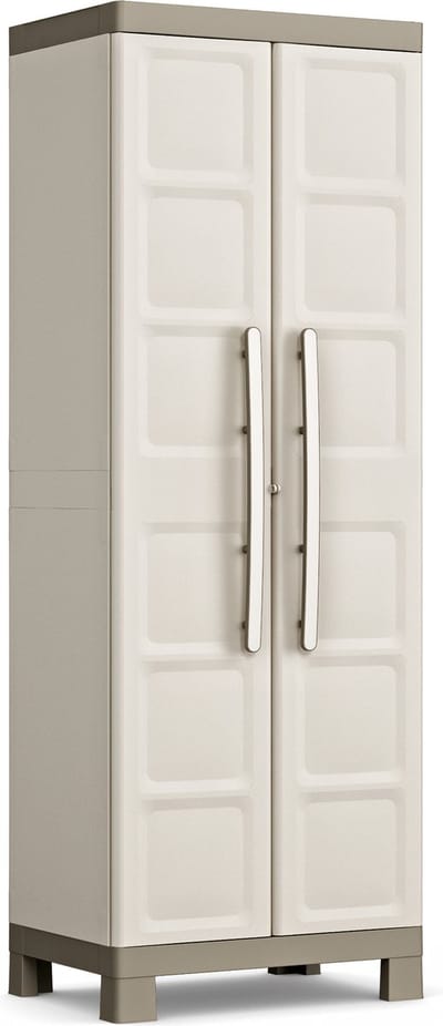 Keter Excellence Opbergkast hoog - 4 planken - 45x65x182cm - Beige/Taupe