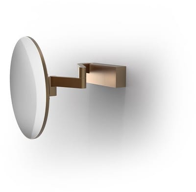 Cosmetische spiegel - VISION R UNLIT 5x, mat koper.