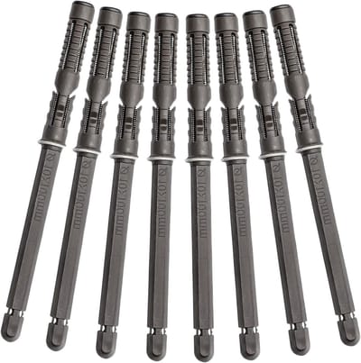 Drijvende Plankbeugel - Onzichtbare Steunen - Zwevende Planken Maken - Sterk Draagvermogen - 10x100mm 8 Stuks - Metaal