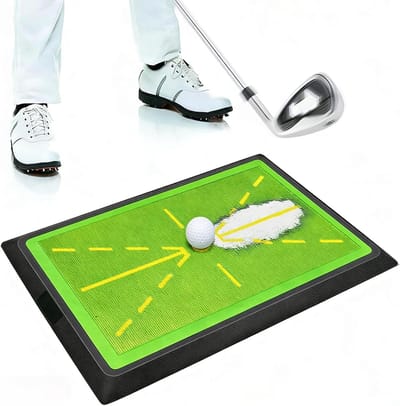 Nauwkeurige golfswing oefenmat voor feedback op het vliegpad, antislip basis voor beginners en gevorderden, ideaal voor kinderen en volwassenen