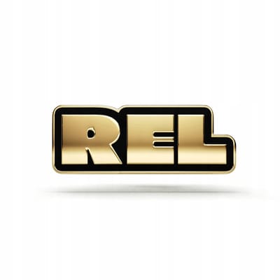 Gouden "REL" Pin - 14K Verguld - Stijlvolle Accessoire voor Jas/Tas
