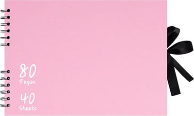 Fotoalbum 29 x 21,5 cm Hardcover 80 pagina's voor Scrapbooking en Herinneringen