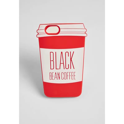 Mister Tee Hoodie Phonecase Koffiekop iPhone 7/8, SE Red/White