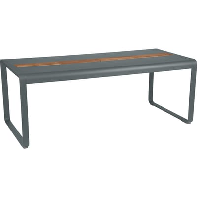 Fermob BELLEVIE tafel met opbergruimte - 26 stormgrijs