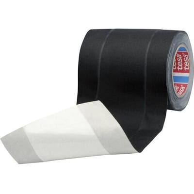 tesa Tunnelband 04611-0-0 PP Zwart (mat) 25000 mm Inhoud: 25 m