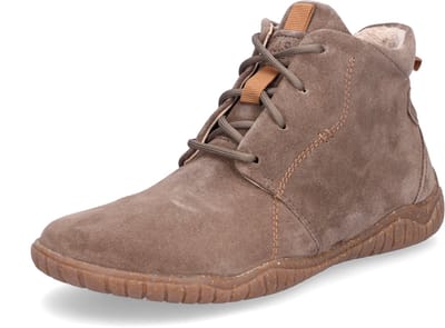 Josef Seibel - WYNONA 05 - Hoge sneakersVeterbootsDames veterschoenenDames sneakersHalf-hoge schoenenBarefoot - Kleur: Taupe - Maat: 41