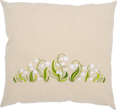 Vervaco - Kussen kit Lilly of the Valley - PN-0222848 - Borduren - Borduurpakket - Borduurpakket volwassenen - Borduurpakket kind