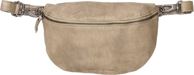 Hide & Stitches Paint Rock Heuptas - 100% Leder - Fanny Pack - Leren Dames Tas - Zand