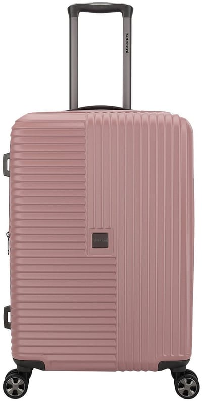 Decent TOURISTER Spinner TSA Reiskoffer 66x40x27,5 cm- Middelmaat trolley 65 liter- Lichtgewicht koffer – Reiskoffer met wielen - Veilig TSA Cijferslot – Spinner middenmaat koffer- Uitbreidbaar trolley - Oudroze