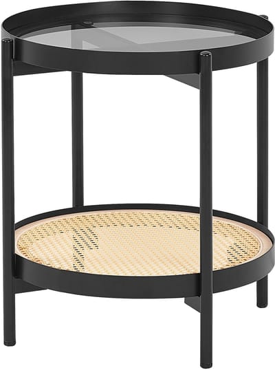 RENO - Bijzettafel - Lichtbruin - Hout